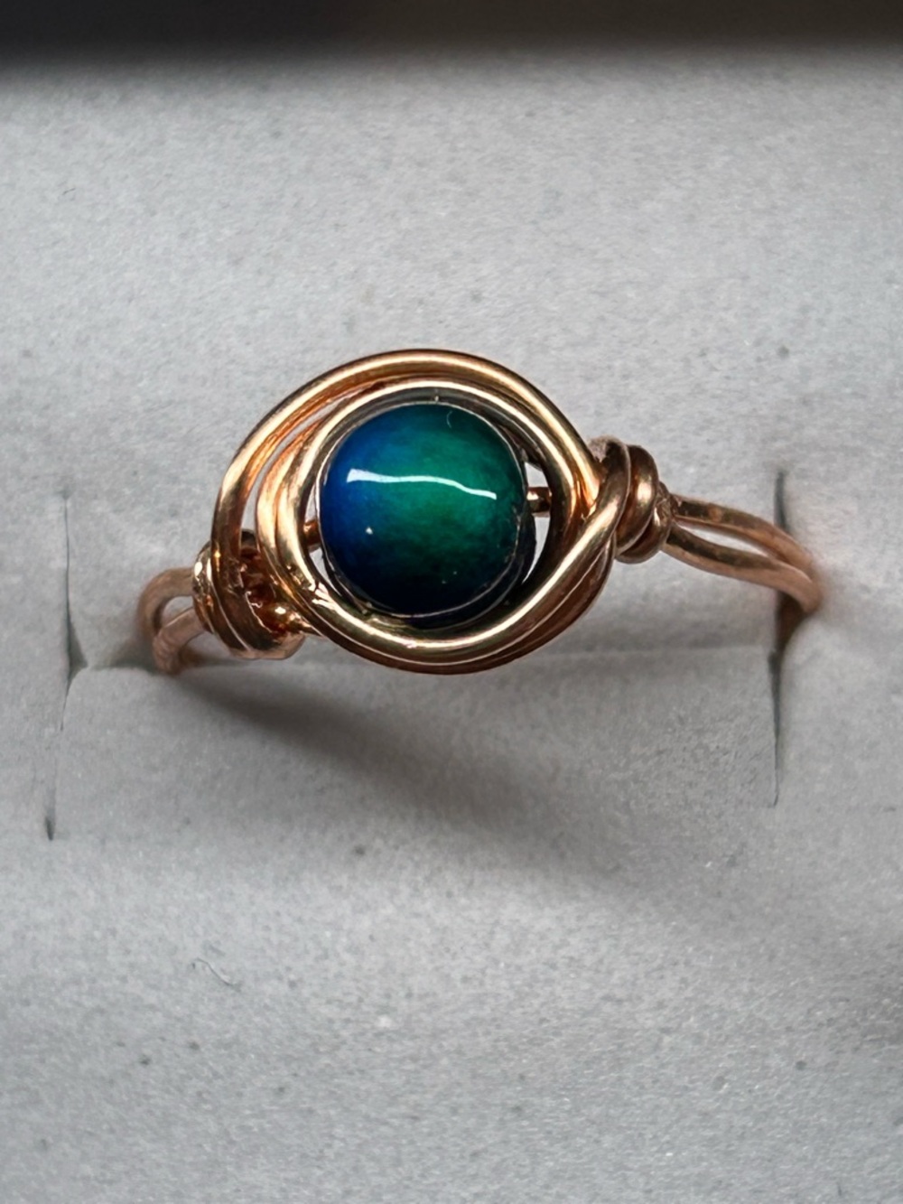 Wire Wrapped Mood Ring